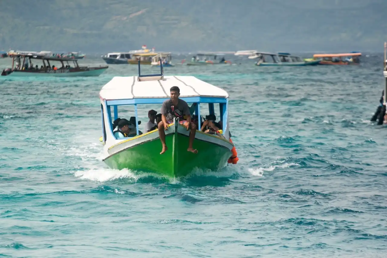 kapal penyeberangan dari lombok ke gili trawangan