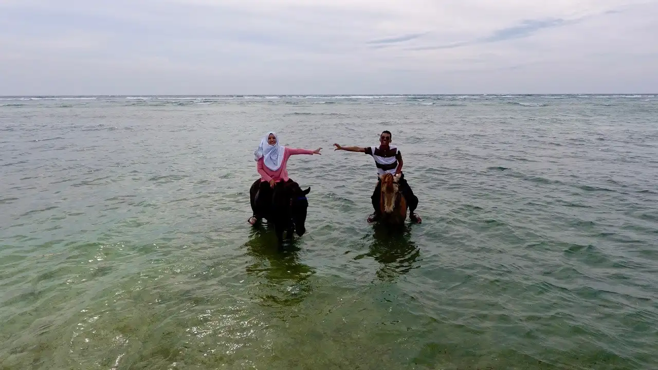 keliling pulau gili trawangan dengan kuda