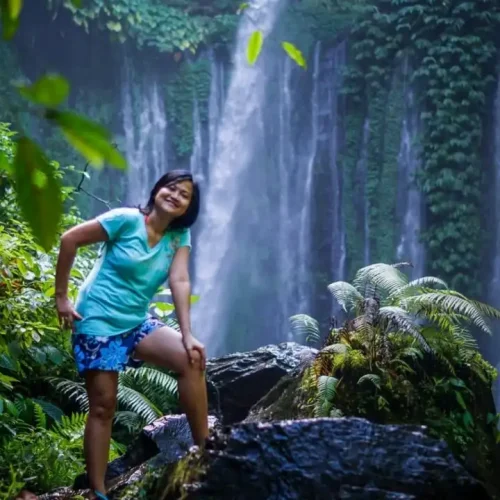 air terjun tiu kelep dan air terjun sendang gile senaru lombok utara