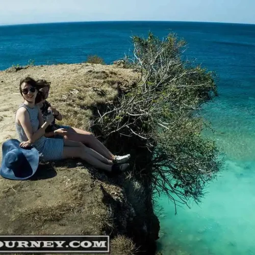 soft trekking bukit tangsi pantai pink