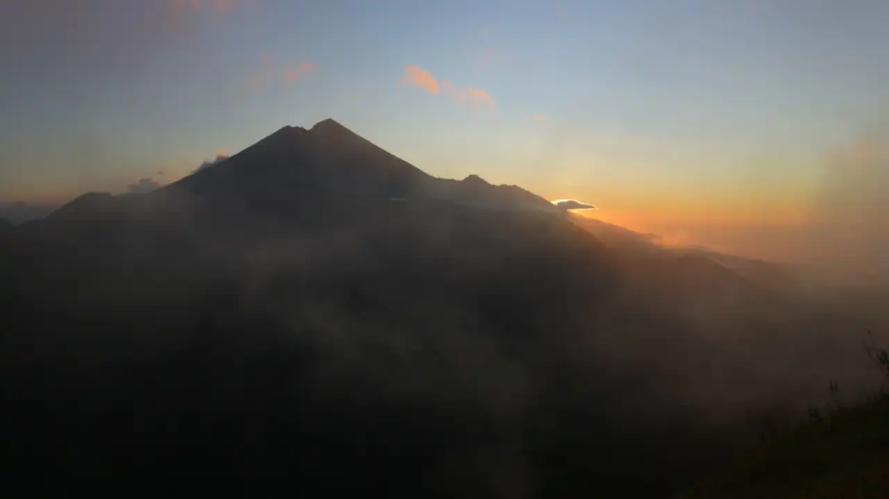 Mount sempana sunset
